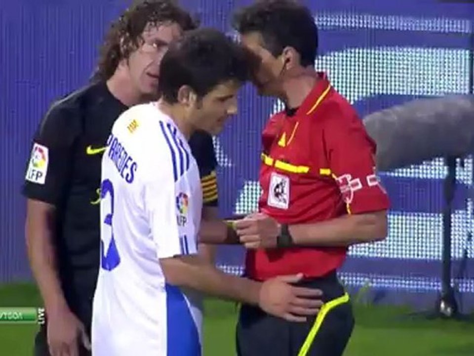 Real Zaragosa - Barcelona Highlights HD 07.04.02012