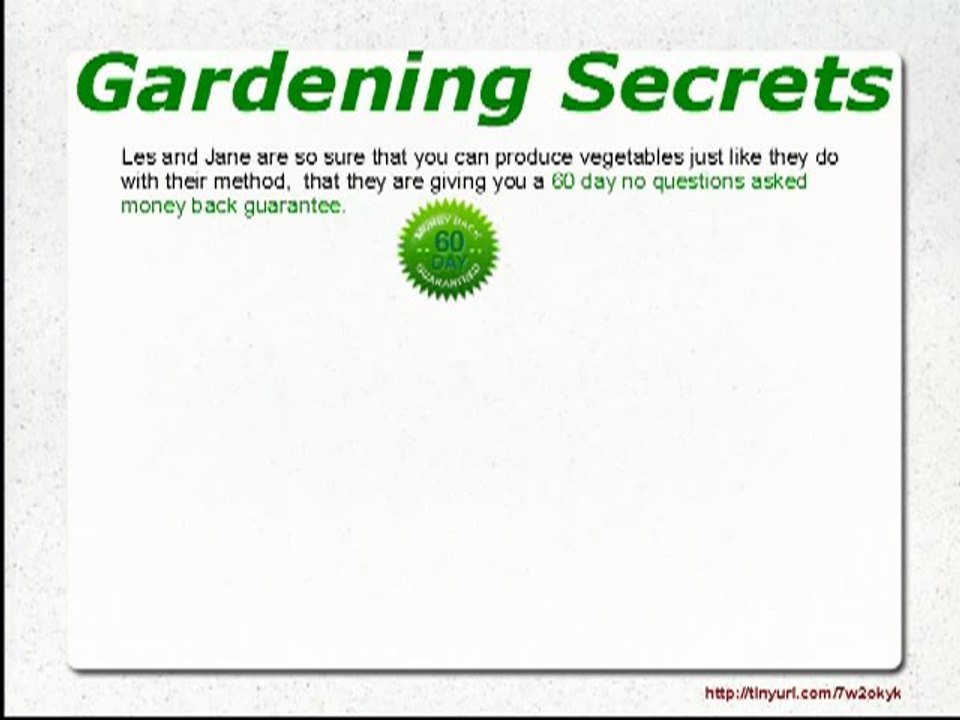 Gardening Secrets - Review of “Gardening Secrets”
