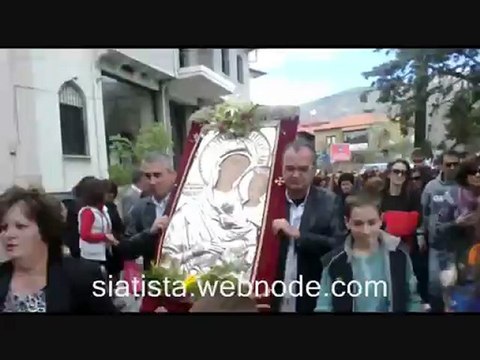 Σιάτιστα: Η Αγία Εικόνα της Παναγίας Ελεούσας πήγε στον τόπο διαμονής της