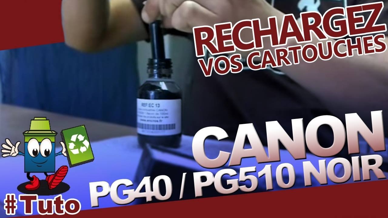 Recharger une cartouche Canon PG-40 OU PG-510