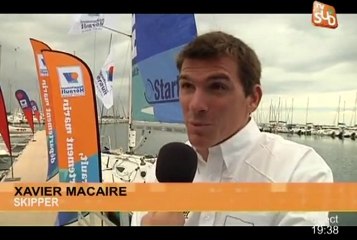 Voile: Xavier MACAIRE représente les couleurs de l'Hérault