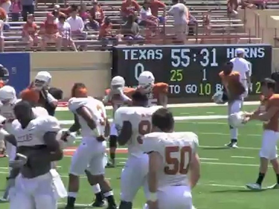 Springnet 625 - Texas Spring Game - warmups & cheerleaders