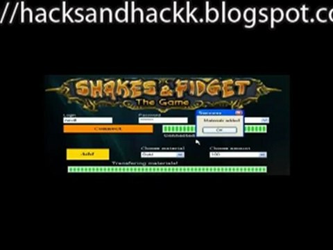 Shakes & Fidget Hack / Cheat / FREE Download UPDATED April May 2012