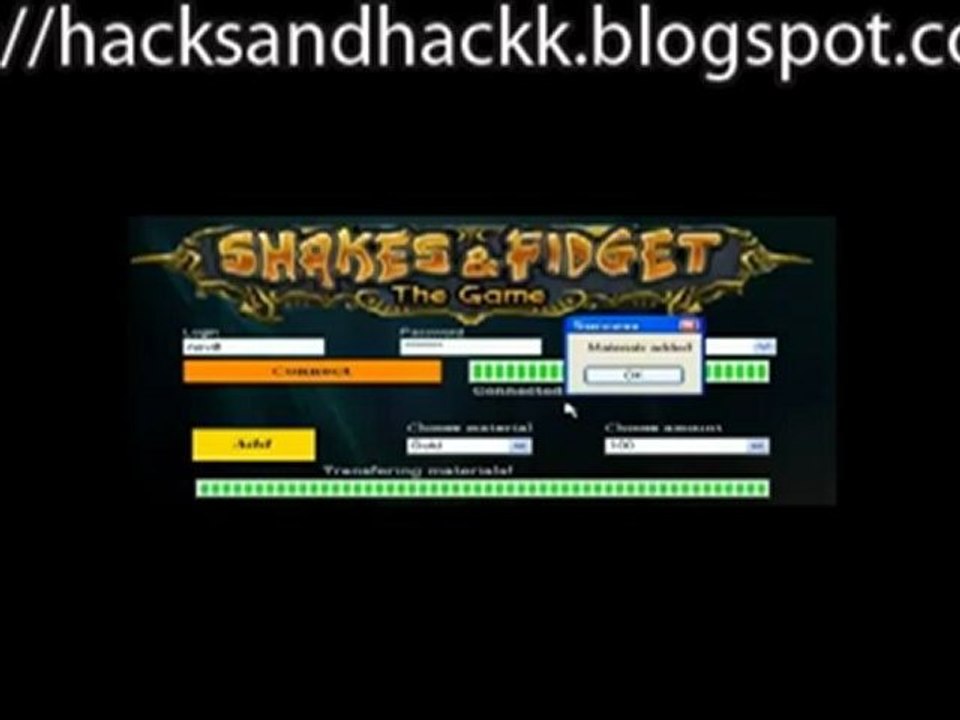 Shakes & Fidget Hack / Cheat / FREE Download UPDATED April May 2012