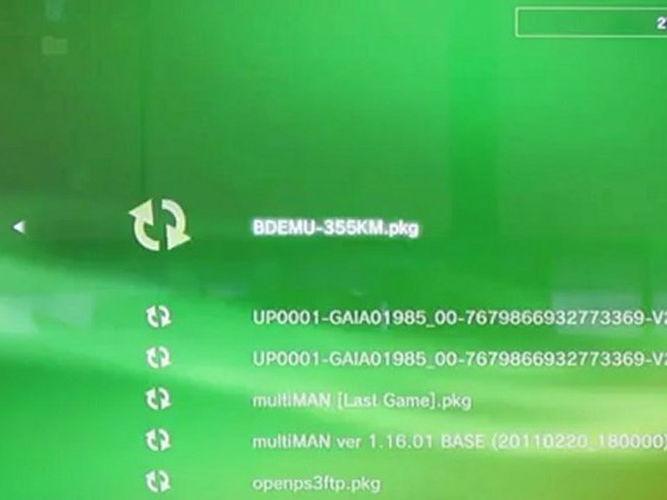 Tutorial _ Installer PKG Multiman Gaia OpenPS3 FTP BDemu