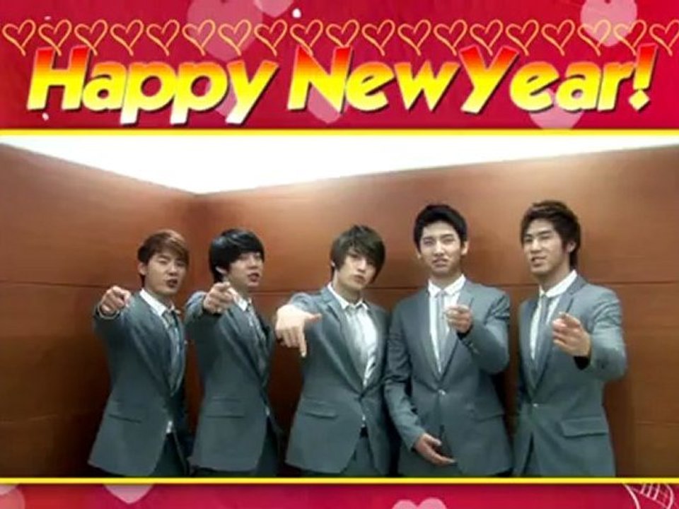 DBSK New year's greetings