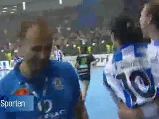 Pénalty Popovic / LDC Féminin Handball