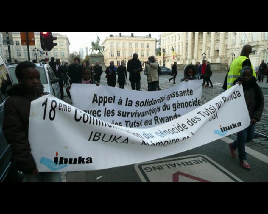 18ème Commémoration du génocide des Tutsi à Bruxelles