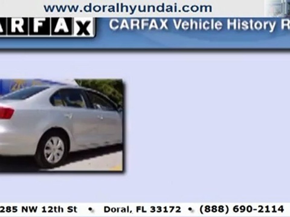 Preowned 2011 Volkswagen Jetta SE Miami FL @ Doral Hyundai