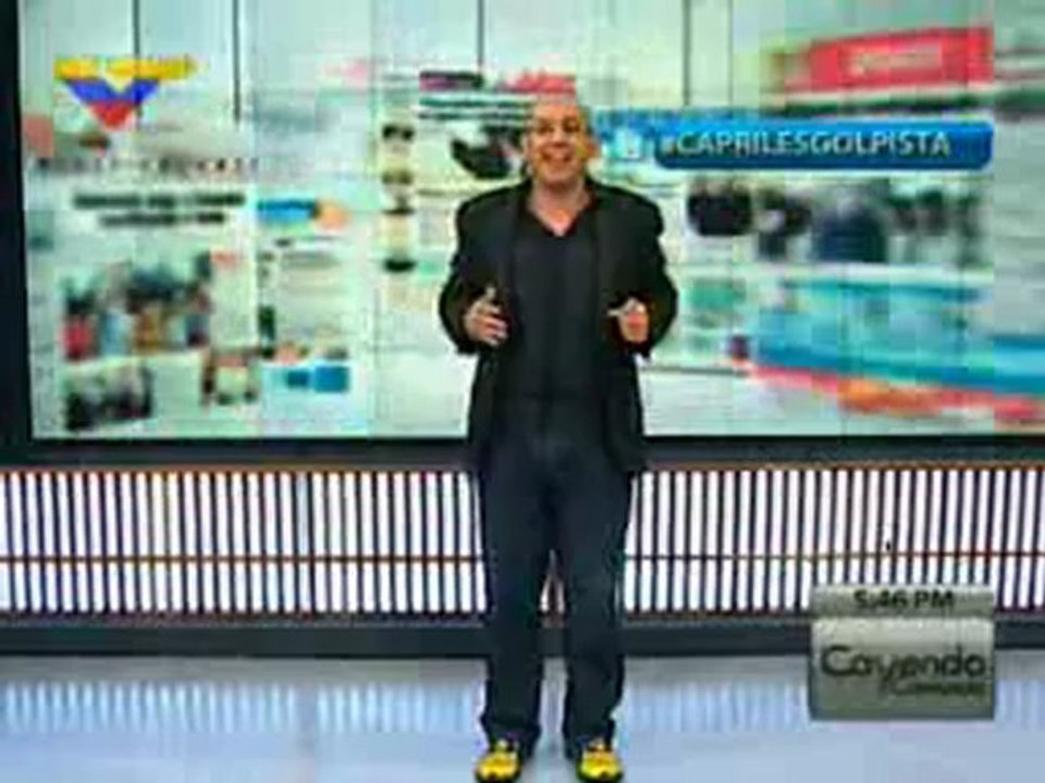 (VÍDEO) Cayendo y Corriendo del día martes 10.04.2012 2/2