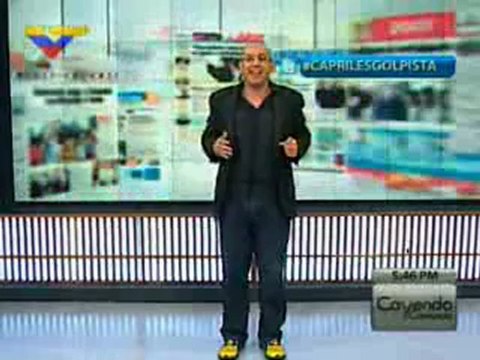 (VÍDEO) Cayendo y Corriendo del día martes 10.04.2012 2/2