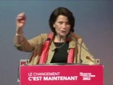Le discours de Marie-Françoise Pérol-Dumont au meeting de Limoges