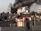 فري برس حمص جورة الشياح إحتراق المباني السكنية حسبنا الله ونعم الوكيل 8 4 2012