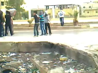 فري برس الحسكة أراضي حبو مظاهرة طيارة 08 04 2012 ج1