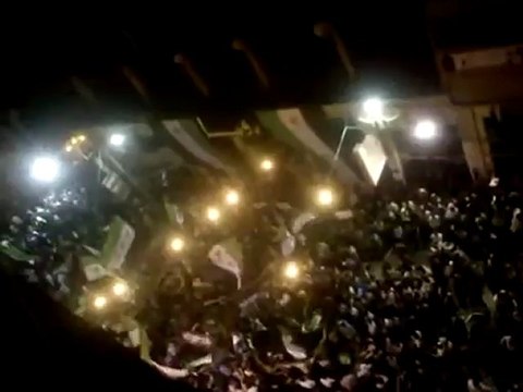 فري برس ريف دمشق دوما مسائية رائعة رغم الحملة البربرية 8 4 2012 ج2