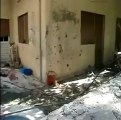 فري برس حمص الغوطة آثار القصف بالهاون  من قبل عصابات الاسد 8 4 2012 ج2