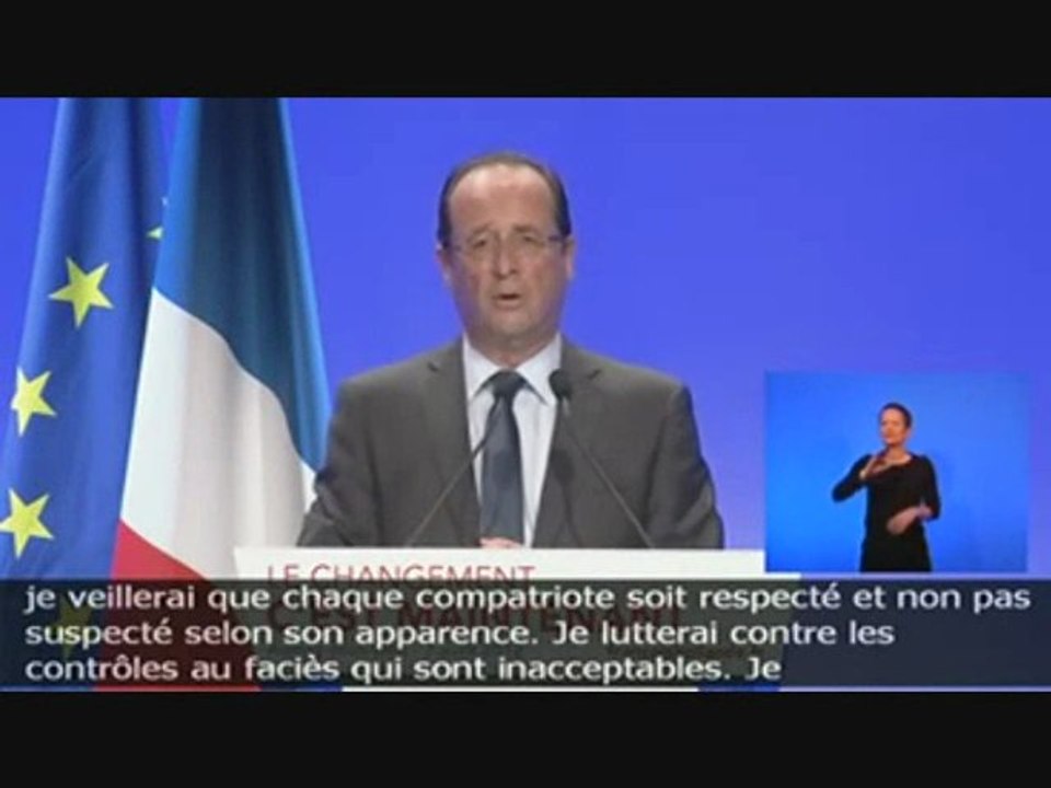 François Hollande s'engage contre l'homophobie et toutes les discriminations