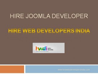 Hire Joomla Developer