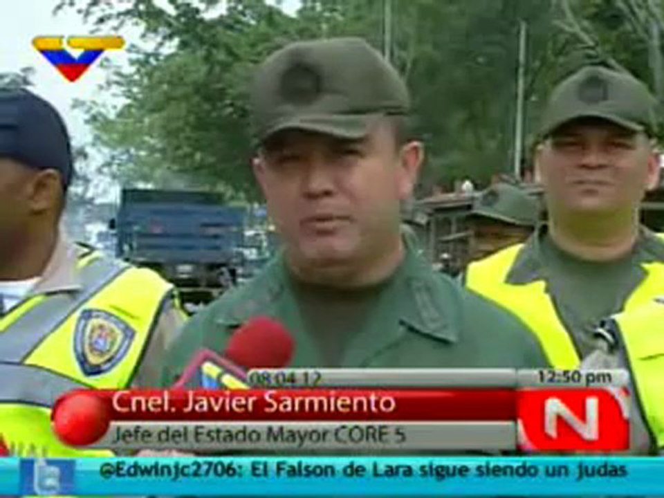 (VÍDEO) Activan operativo de seguridad en la autopista Gran Mariscal de Ayacucho 08.04.2012