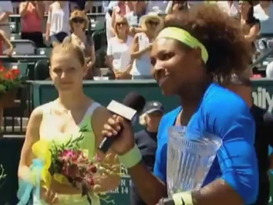 Serena brilliert im Finale von Charleston