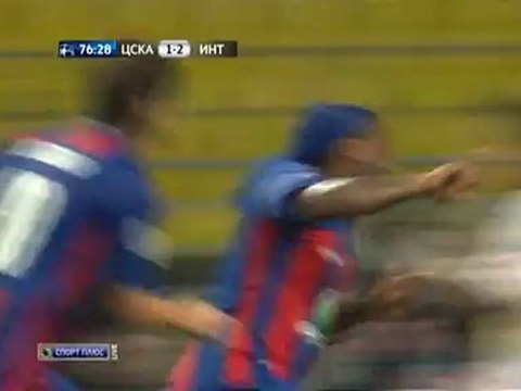 ЛЧ 2011/12. 2 тур. ЦСКА - Интер 2-3 (2-2 Вагнер Лав)