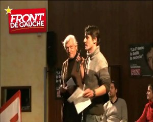 Meeting du Front de Gauche à Poitiers - Samuel Bougrier et Michel Brouard