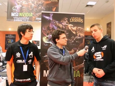 Gamers Assembly 2012 : Interview de l'équipe LoL des Sypher