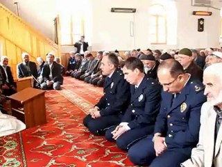 Dursunbey’de, şehit polislerimiz için mevlit okutuldu.