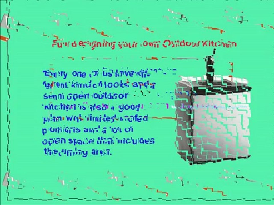 Fun designing your own Outdoor Kitchen