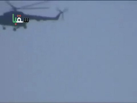 فري برس ريف دمشق سقبا تحليق طيران حربي منخفض منذ الصباح 9 4 2012 ج1
