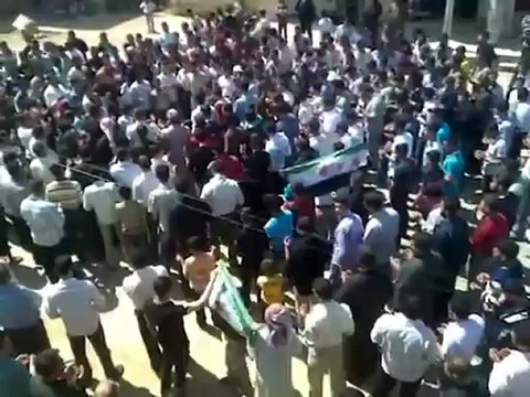 فري برس حماه حلفايا المحتلة مظاهرة صباحية نصرةً لمدينة اللطمانة 9 4 2012