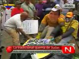 (VIDEO) Capriles y Ocariz quemados como los Judas de Petare