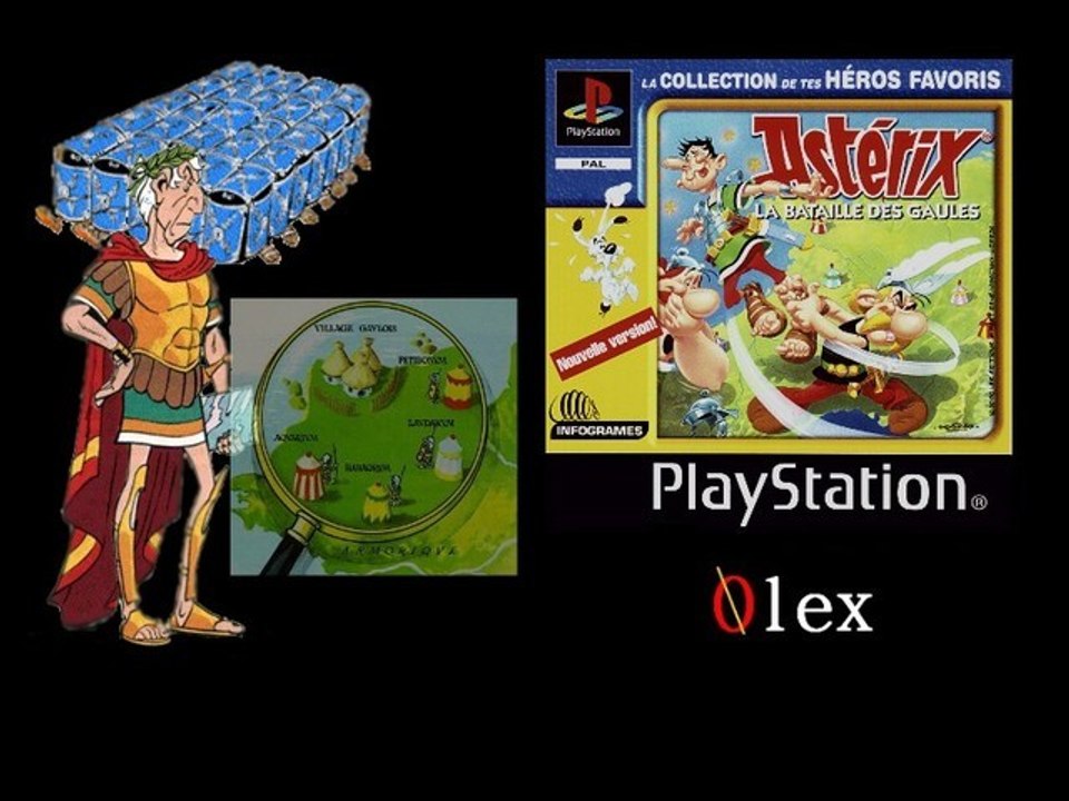 Jeu PS1 Astérix La Bataille Des Gaules - Complet - Bon état - Version FR