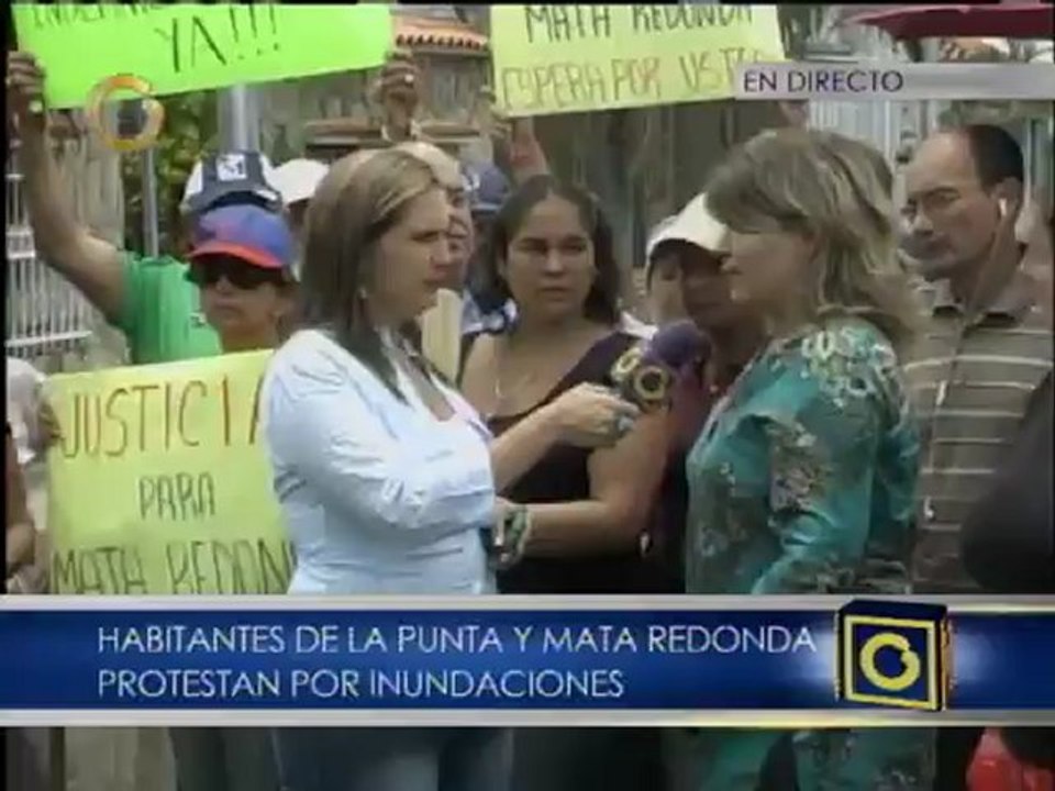 Vecinos de La Punta y Mata Redonda protestan por situación tras lluvias