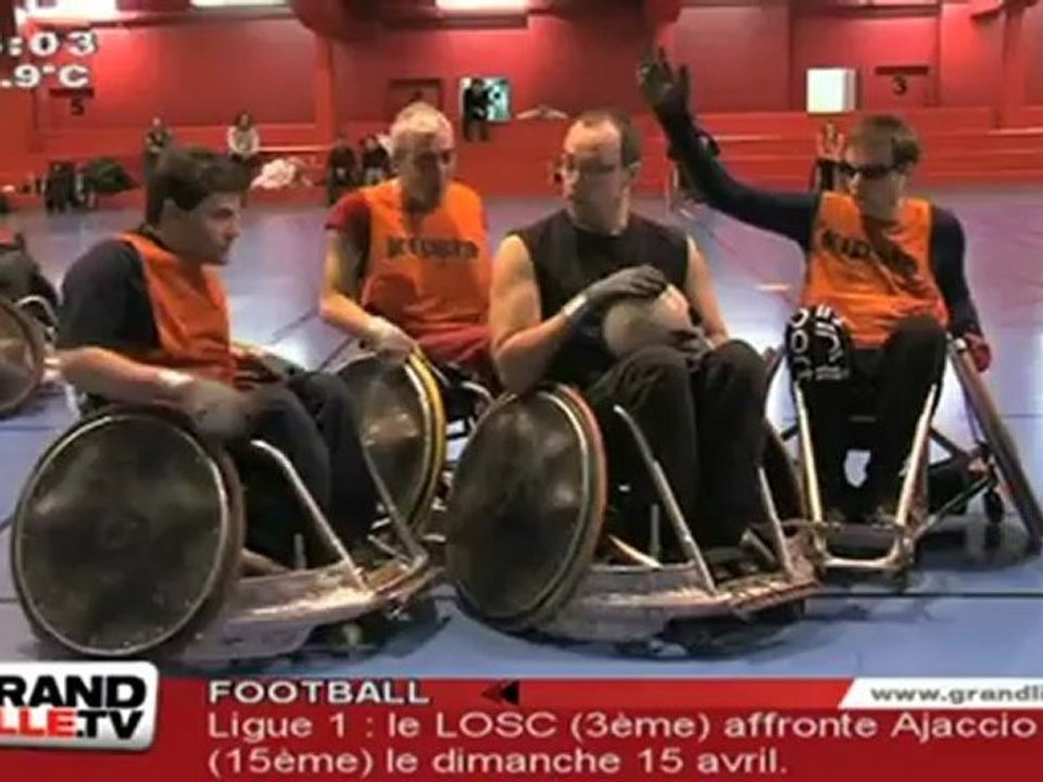 Rugby Fauteuil : Prépa pour les JO Paralympiques 2012