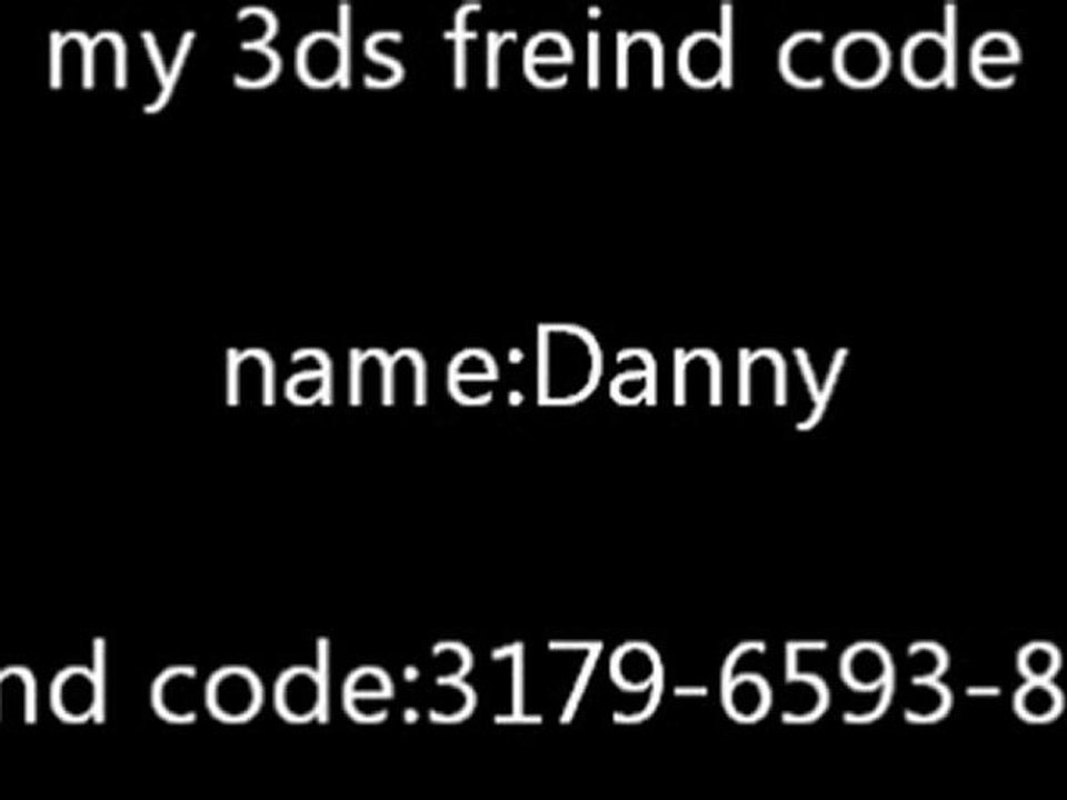 my 3ds freind code