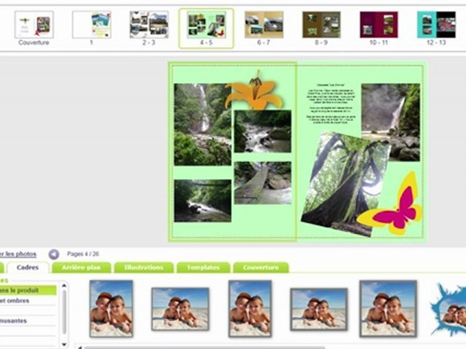 Créer un Album Photo avec vos photos souvenirs de votre voyage au Costa Rica ?