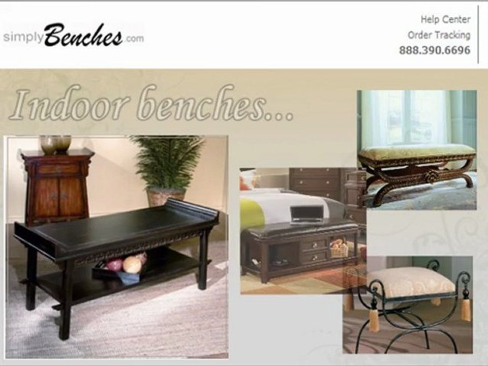 Indoor Benches - Choosing the Right One For You