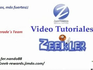 Tutorial 3 Primeros pasos ZeekRewards y Zeekler