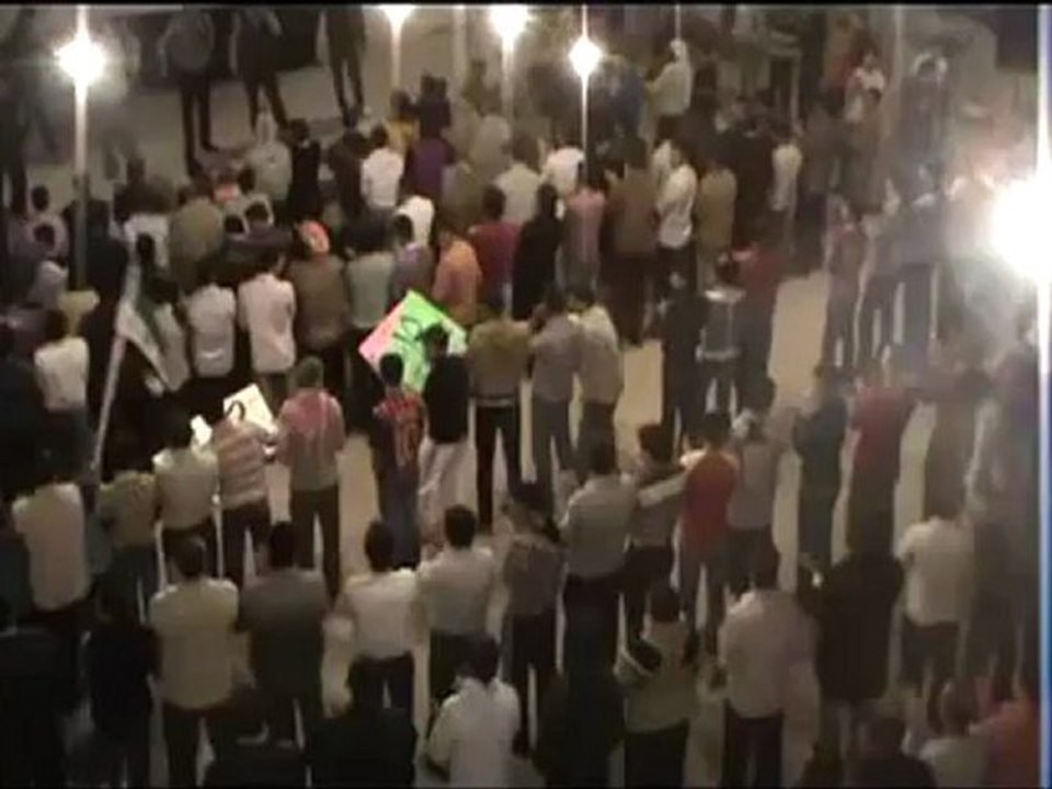 فري برس ريف حلب دارةعزة مظاهرة مسائية نصرة للريف الحلبي الحر والمدن المنكوبة  9 4 2012 ج2