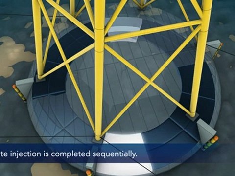 Rockmat, the foundation for rocky seabed - offshore wind energy, current and tidal turbine