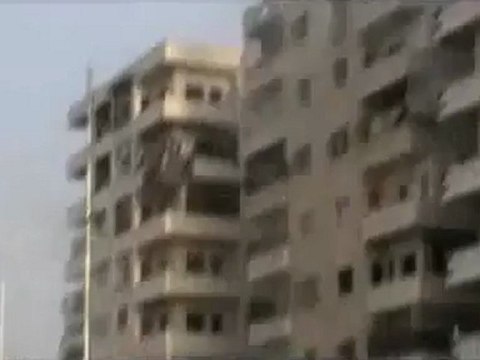 حماه :: الاربعين :: قصف الابنية السكنية من قبل قوات...