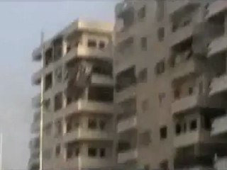 حماه :: الاربعين :: قصف الابنية السكنية من قبل قوات...