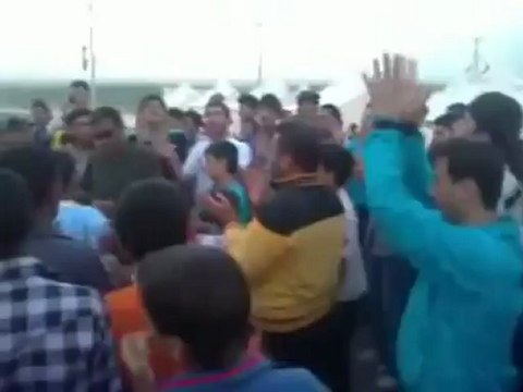 فري برس تركيا مخيم رأس العين مظاهرة اللاجئين السوريين 9 4 2012 ج2