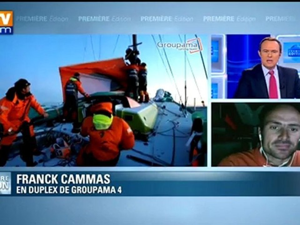 Volvo Ocean Race - Cammas à bord de Groupama 4 attendu au Brésil
