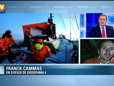 Volvo Ocean Race - Cammas à bord de Groupama 4 attendu au Brésil