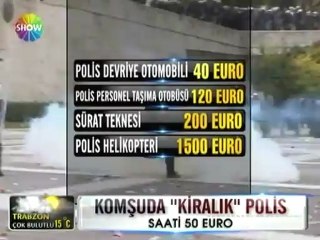 Yunanistan'da 'kiralık' polis - 09 nisan 2012