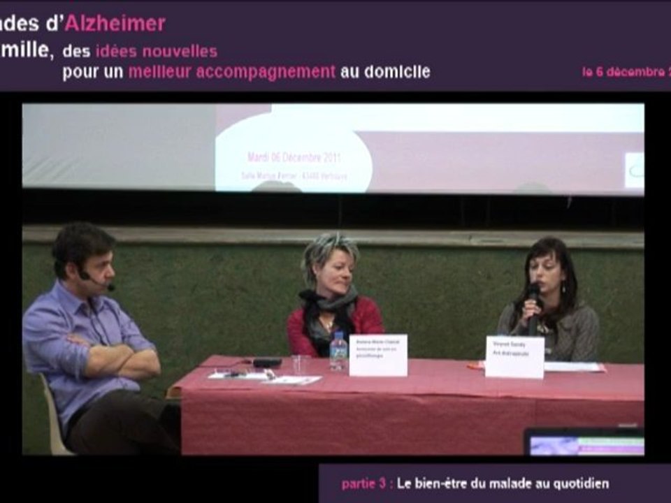 Les malades d'Alzheimer et leur famille (partie 3)