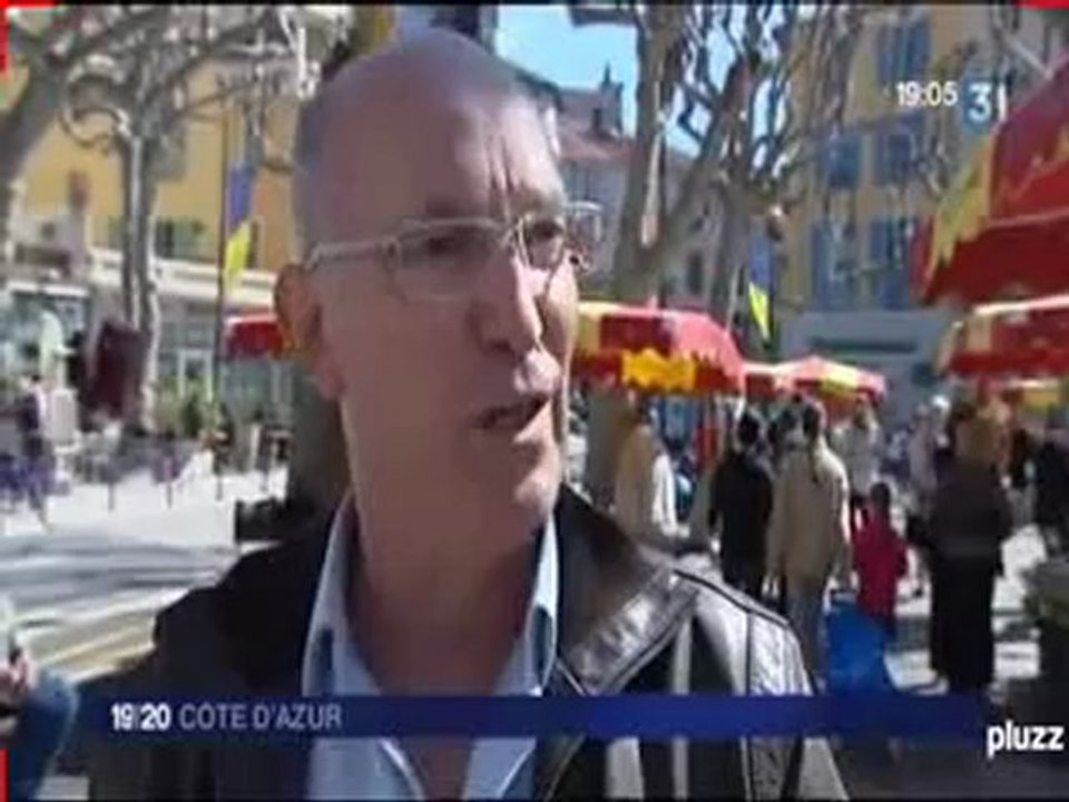 Debout la République Alpes-Maritimes au 19/20 de France 3 Côte d'Azur du 07/04/12