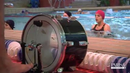 Aquagym au son des percussions